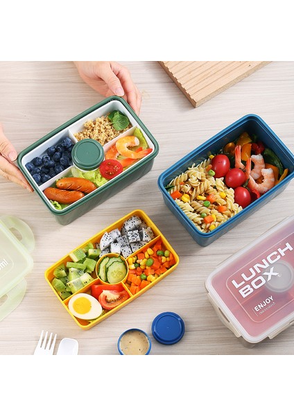Taşınabilir Bölünmüş Öğle Yemeği Kutusu, Isıtmalı Öğle Yemeği Kutusu, Mühürlü Meyve Taze Tutma Öğle Yemeği Kutusu (Yurt Dışından) modelleri
