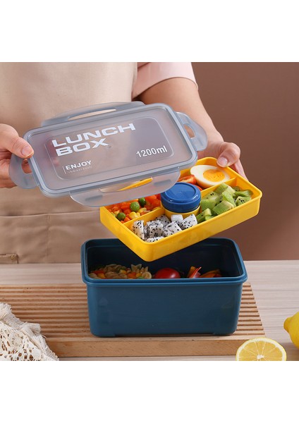 Taşınabilir Bölünmüş Öğle Yemeği Kutusu, Isıtmalı Öğle Yemeği Kutusu, Mühürlü Meyve Taze Tutma Öğle Yemeği Kutusu (Yurt Dışından) fırsatları
