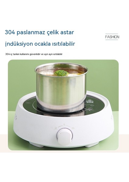 FastDeal Store Ofis Çalışanları Için Yalıtımlı Öğle Yemeği Kutusu, Öğrenciler Için 304 Paslanmaz Çelik Taşınabilir Çorba Bardağı, Isıtmalı Kahvaltı Bardağı (Yurt Dışından)