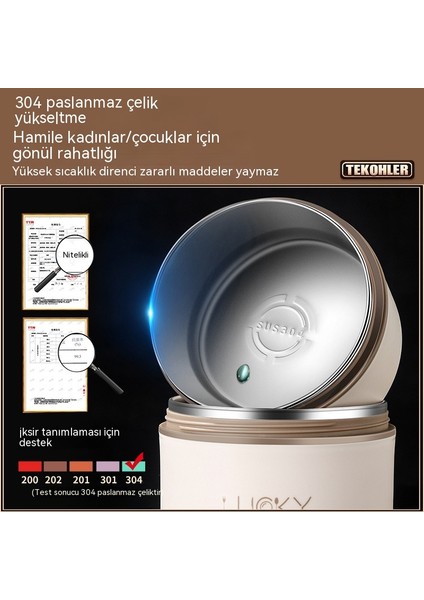 304 Paslanmaz Çelik Öğle Yemeği Kutusu, Yalıtımlı Öğle Yemeği Kutusu, Öğle Yemeği Kutusu, Mikrodalga Öğle Yemeği Kutusu, 316 Gıda Sınıfı Çalışan Kız (Yurt Dışından)