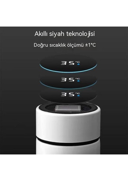 2023 Akıllı Ekran Termos Bardak 304 Paslanmaz Çelik Çift Katmanlı Termos Bardak Iş Araba Termos Bardak Hediye (Yurt Dışından)