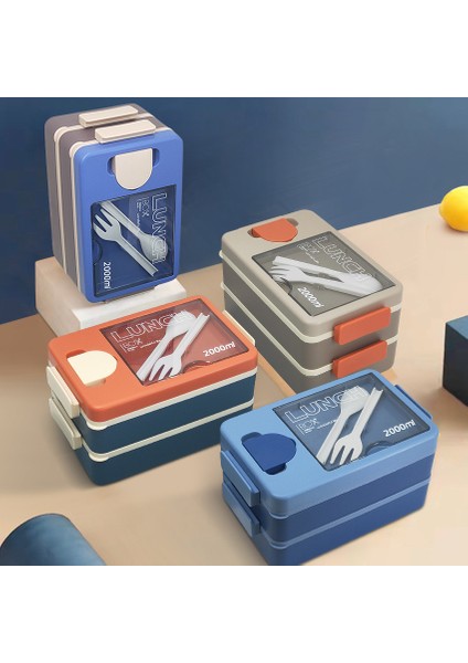 Ofis Çalışanları Için Çift Katmanlı, Mühürlü Öğle Yemeği Kutusu ve Öğrenciler Için Bölmeli Öğle Yemeği Kutusu (Yurt Dışından) fırsatları
