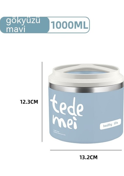304 Paslanmaz Çelik Çorba Bardağı, Mühürlü ve Yalıtımlı Öğle Yemeği Kutusu Kovası, Yuvarlak Taşınabilir Çorba Kutusu (Yurt Dışından) modelleri