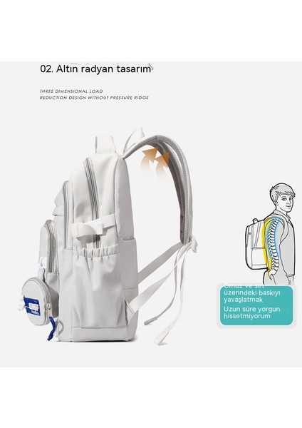 Sırt Çantalarının Yükünü Azaltmak Için Ilkokul Öğrencileri Için Sonbahar ve Kış Yeni Naylon Okul Çantaları, Büyük Kapasiteli, Modaya Uygun Sırt Çantaları (Yurt Dışından) indirimleri