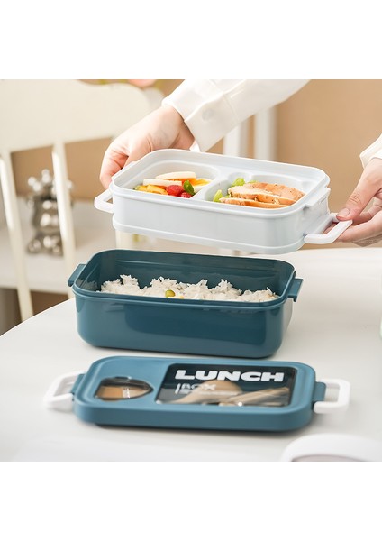 Plastik Bölünmüş Öğle Yemeği Kutusu Öğle Yemeği Kutusu Öğrenci Meyve Taşınabilir Yemek Kabı (Yurt Dışından) modelleri