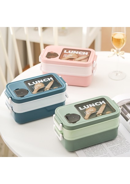 Plastik Bölünmüş Öğle Yemeği Kutusu Öğle Yemeği Kutusu Öğrenci Meyve Taşınabilir Yemek Kabı (Yurt Dışından) fırsatları