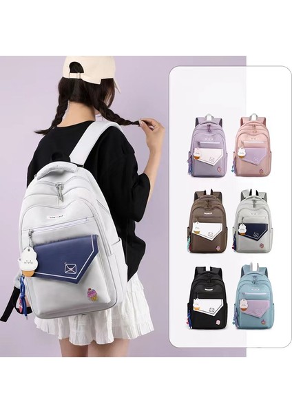 Ortaokul Öğrenci Sırt Çantası, Hafif Yük Azaltma Büyük Kapasiteli Yüksek Moda Uyumlu Okul Öğrenci Sırt Çantası (Yurt Dışından) fiyatları