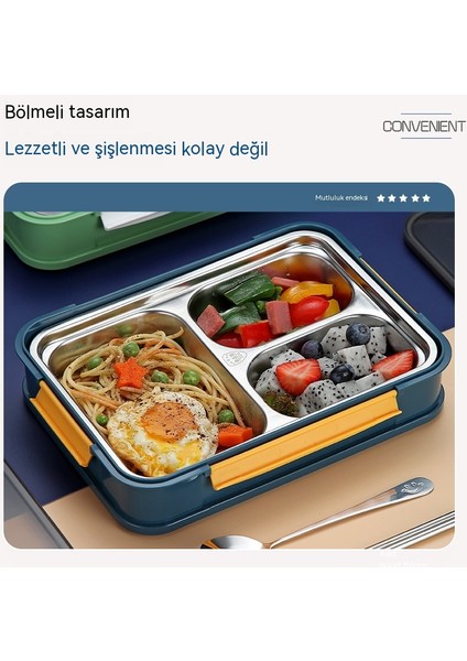304 Paslanmaz Çelik Taşınabilir Öğle Yemeği Kutusu, Çorba Kasesi, Kaşık ve Yemek Çubukları, Öğrenci Öğle Yemeği Kutusu, Iş Öğle Yemeği Kutusu (Yurt Dışından) indirimleri