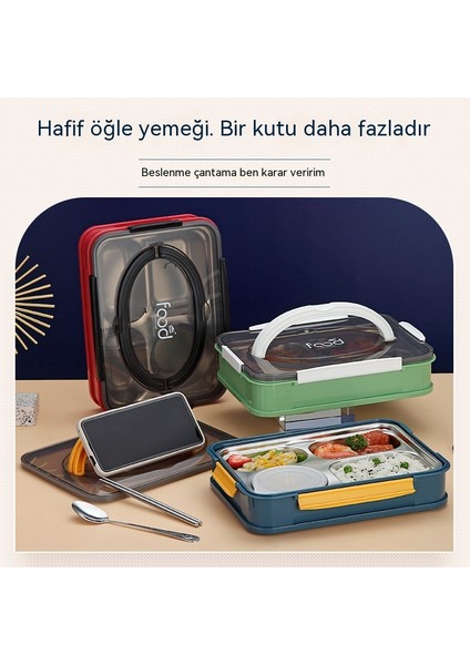 304 Paslanmaz Çelik Taşınabilir Öğle Yemeği Kutusu, Çorba Kasesi, Kaşık ve Yemek Çubukları, Öğrenci Öğle Yemeği Kutusu, Iş Öğle Yemeği Kutusu (Yurt Dışından) modelleri