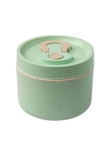 Ofis Çalışanları Için Buğday Samanı Öğle Yemeği Kutusu, Büyük Yuvarlak Boy 650ML (Yurt Dışından)
