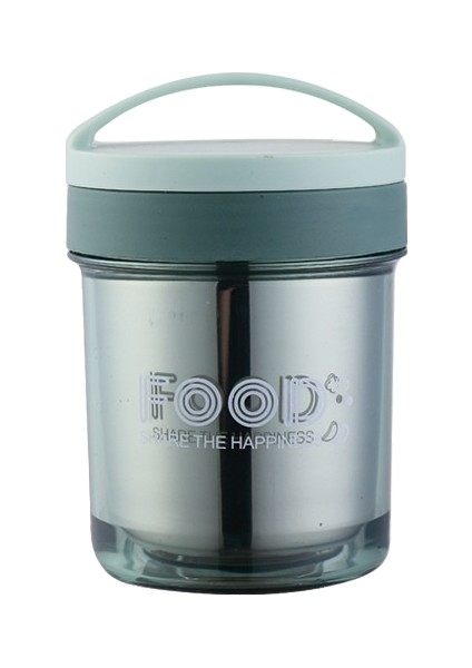 Ofis Çalışanları Için Yalıtımlı Öğle Yemeği Kutusu, Öğrenciler Için 304 Paslanmaz Çelik Taşınabilir Çorba Bardağı, Isıtmalı Kahvaltı Bardağı (Yurt Dışından)