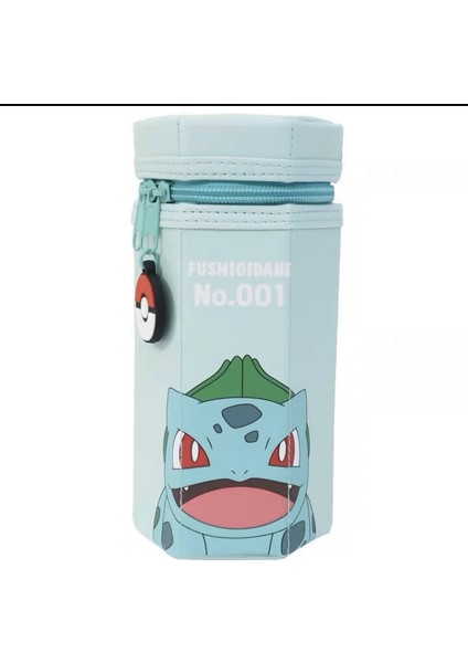 Pokemon Dikey Kalem Çantası Ilkokul Öğrencileri Için Karikatür Büyük Kapasiteli Altıgen Kırtasiye Çantası (Yurt Dışından)