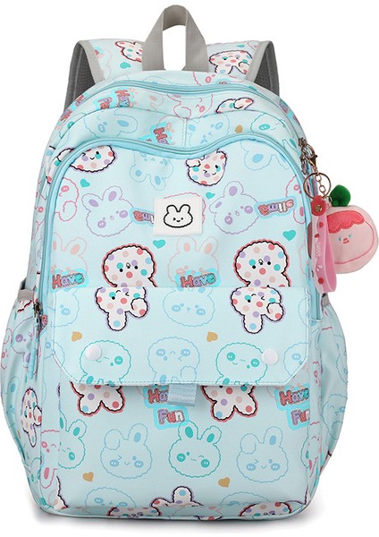 Ilkokul Öğrencisi/ortaokul Öğrencisi Hayvan Karikatür Grafiti Minimalist Sevimli Çocuk Okul Çantası (Yurt Dışından)