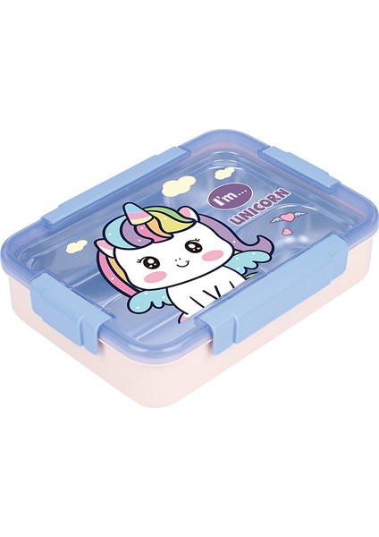 Yalıtımlı Öğle Yemeği Kutusu 304 Gıda Sınıfı Paslanmaz Çelik Öğle Yemeği Kutusu Karikatür Sevimli Öğle Yemeği Kutusu Erkek ve Kız Öğrenciler Için (Yurt Dışından)