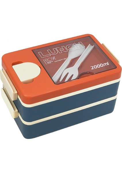 Ofis Çalışanları Için Çift Katmanlı, Mühürlü Öğle Yemeği Kutusu ve Öğrenciler Için Bölmeli Öğle Yemeği Kutusu (Yurt Dışından)