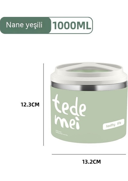 304 Paslanmaz Çelik Çorba Bardağı, Mühürlü ve Yalıtımlı Öğle Yemeği Kutusu Kovası, Yuvarlak Taşınabilir Çorba Kutusu (Yurt Dışından) fiyatları