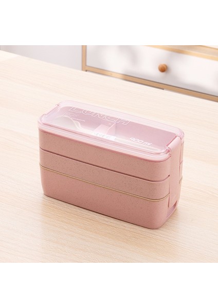 Üç Katmanlı Öğle Yemeği Kutusu Mikrodalga Isıtmalı Mühürlü Taşınabilir Öğrenci Öğle Yemeği Kutusu (Yurt Dışından) fırsatları