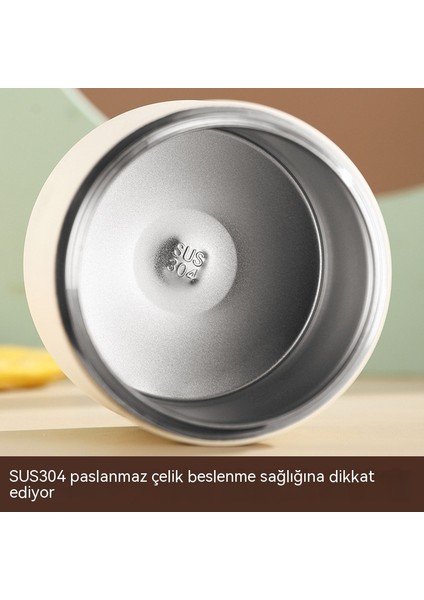 Taşınabilir Yalıtımlı Öğle Yemeği Kutusu 304 Paslanmaz Çelik Tencere, Çatal Bıçak Takımı ile Katmanlı 1l (Yurt Dışından) fırsatları