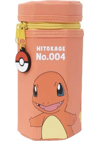 Pokemon Dikey Kalem Çantası Ilkokul Öğrencileri Için Karikatür Büyük Kapasiteli Altıgen Kırtasiye Çantası (Yurt Dışından)