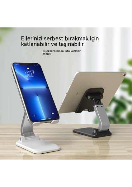 Masaüstü Cep Telefonu Standı Katlanabilir Destek Standı Apd Tablet Tembel Telefon Standı (Yurt Dışından)