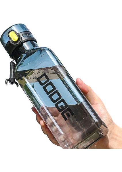 Yeni Öğrenci Su Bardağı Büyük Kapasiteli Açık Taşınabilir Sızdırmaz Plastik Uzay Fincanı Taşınabilir Kare Bardak (Yurt Dışından)