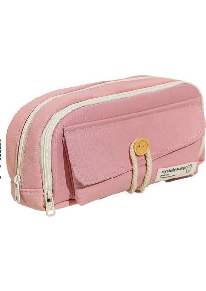 Kalem Çantası Japon Süper Büyük Kapasiteli Kalem Kutusu Kırtasiye Kutusu Ilkokul Öğrencisi Ortaokul Öğrencisi Basit Kırtasiye Çantası (Yurt Dışından)