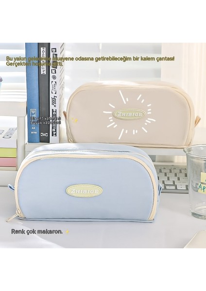 Ortaokul Öğrencileri Için Kalem Çantası, Ilkokul Öğrencileri Için Ekstra Büyük Kapasiteli Kalem Kutusu, Liseli Kızlar, Güzel Görünümlü Basit Kalem Kutusu (Yurt Dışından) fiyatları