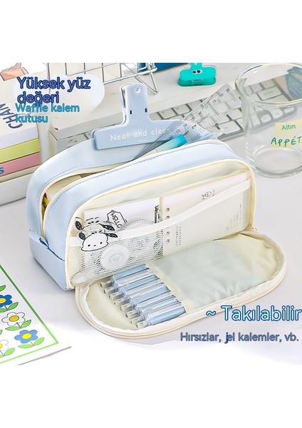 Ortaokul Öğrencileri Için Kalem Çantası, Ilkokul Öğrencileri Için Ekstra Büyük Kapasiteli Kalem Kutusu, Liseli Kızlar, Güzel Görünümlü Basit Kalem Kutusu (Yurt Dışından) indirimleri