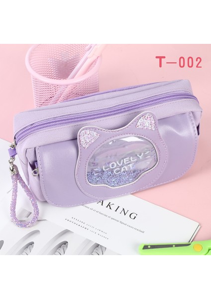 Öğrenci Büyük Kapasiteli Tavşan Kırtasiye Malzemesi Saklama Kutusu Kalem Yaratıcı Sevimli Tuval Bataklık Kalem Çantası (Yurt Dışından) indirimleri