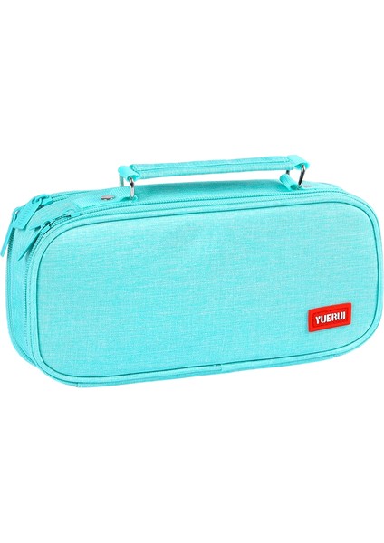 Öğrenci Büyük Kapasiteli Kalem Kutusu Kırtasiye Çantası Oxford Kumaş Çok Katmanlı Kalem Kutusu Çift Fermuarlı Kalem Çantası Yaratıcı (Yurt Dışından) indirimleri