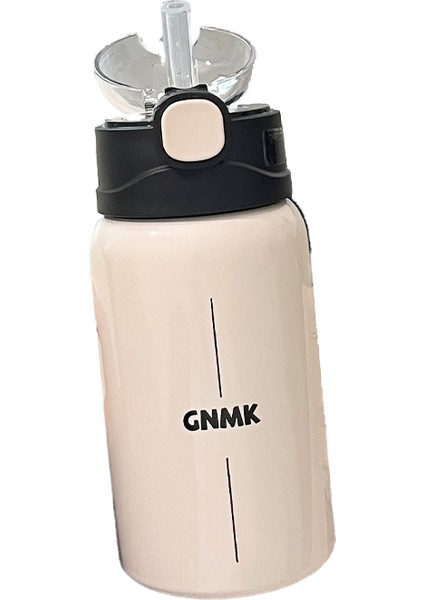 Basit Termos Bardak Kız Pipet Bardak Ins Yüksek Yüz Değer Net Kırmızı Yeni Yetişkin Öğrenci Çocuk Su Bardağı (Yurt Dışından)