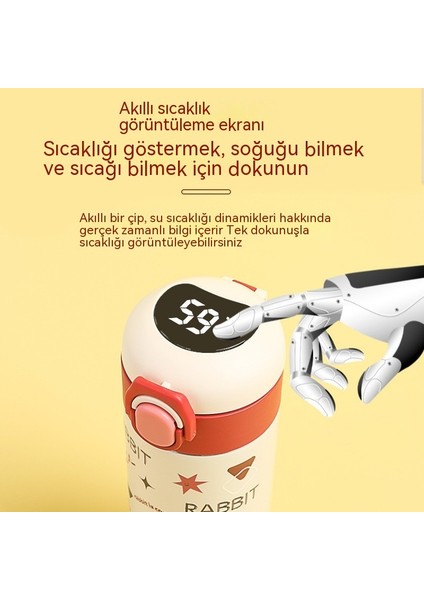 316 Paslanmaz Çelik Akıllı Sıcaklık Göstergesi Termos Vakum Sıçrama Kapağı Sıcaklık Ölçüm Kabı Karikatür Araba Ofis Hediyelik Fincan (Yurt Dışından) fırsatları