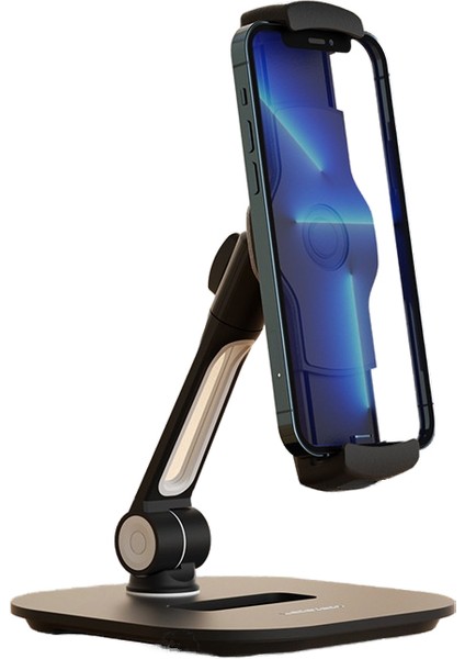 Alüminyum Alaşımlı Cep Telefonu Standı Tablet Masaüstü Standı Katlanır 360 Derece Dönen Stand (Yurt Dışından)