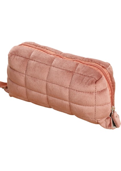 Öğrenci Şekerleme Yastığı Çantası Büyük Kapasiteli Kırtasiye Çantası Pelüş Çanta Sevimli Yastık Çantası Peluş Kız Kalp Kalem Çantası (Yurt Dışından)