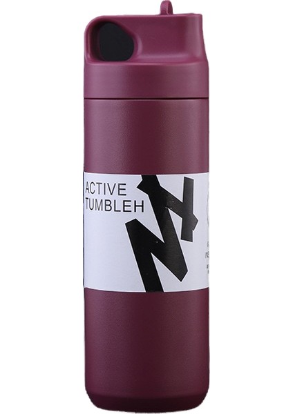 Japon Vakum Ağız Spor Termos Bardak Taşınabilir 550ML Hassas Termos Şişesi (Yurt Dışından)