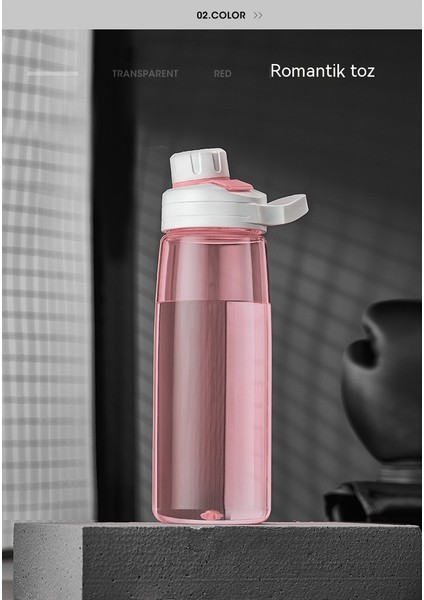 Tritan Spor Su Bardağı Açık Büyük Kapasiteli Portatif Erkek Bayan Rahat Bardak Plastik Yüksek Sıcaklığa Dayanıklı Basit ve Taze (Yurt Dışından) modelleri