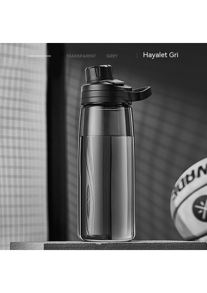 Tritan Spor Su Bardağı Açık Büyük Kapasiteli Portatif Erkek Bayan Rahat Bardak Plastik Yüksek Sıcaklığa Dayanıklı Basit ve Taze (Yurt Dışından) fırsatları