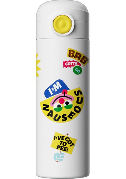 Çocuk 316 Paslanmaz Çelik Termos Bardak/yaratıcı Karikatür Taşınabilir Öğrenci Su Bardağı/iş Eğlence Termos Bardak, DL064 (Yurt Dışından)