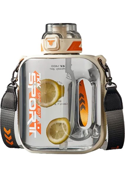 Tritan Büyük Kapasiteli Açık Spor Su Isıtıcısı/kapalı Fitness Ton Ton Kova Su Isıtıcısı/öğrenci Spor Su Bardağı (Yurt Dışından)