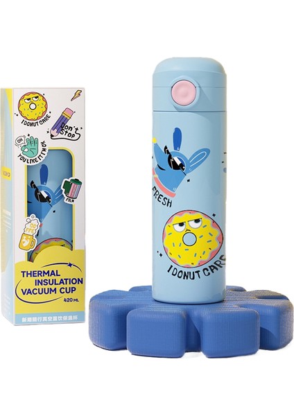 Çocuk 316 Paslanmaz Çelik Termos Bardak/yaratıcı Karikatür Taşınabilir Öğrenci Su Bardağı/iş Eğlence Termos Bardak, DL064 (Yurt Dışından)