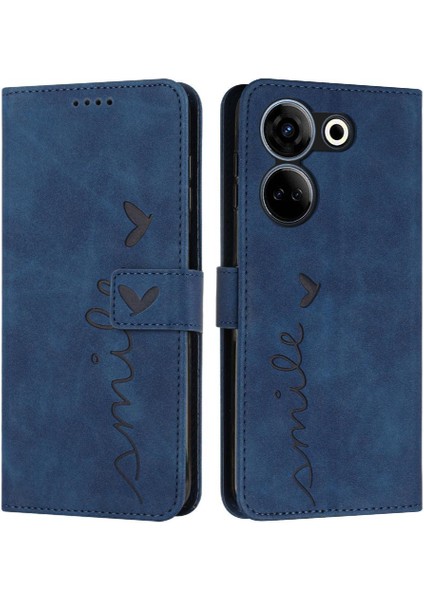 Tecno Camon 20/camon 20 Pro 4g Tam Koruma Pu Deri Flip Case (Yurt Dışından)