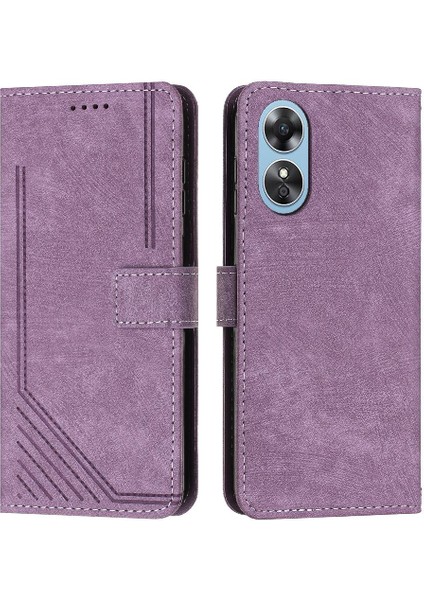 Uyumlu Oppo A17 4G/A17K Cüzdan Kılıfı (Yurt Dışından)