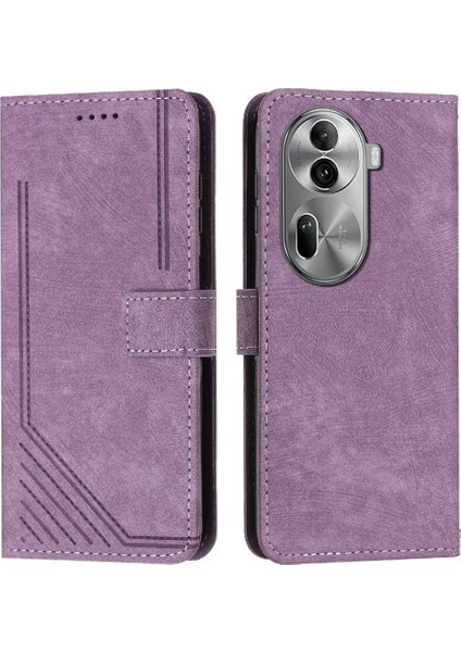 Oppo Oppo 11 Pro 5g Darbeye Kapak Çevirin Kart Ekleme Pu (Yurt Dışından)