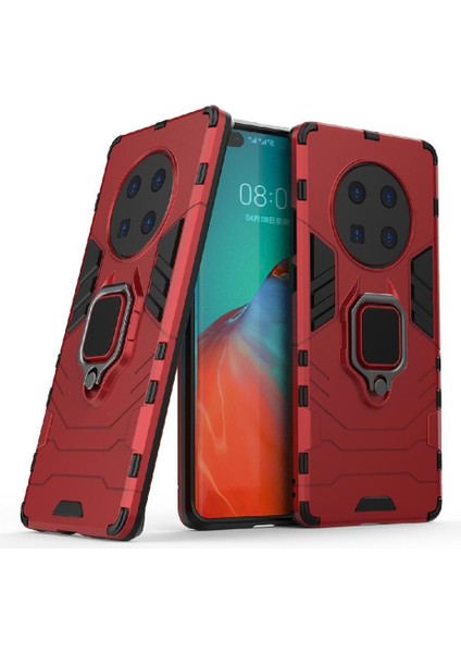Huawei Mate 40 Pro Için Kickstand Askeri Damla Koruma Halkası Kapak (Yurt Dışından)