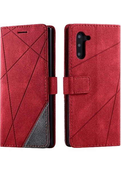 Bdt Shop Samsung Galaxy Not 10 Için Kılıf Cüzdan Flip Folio Kart Tutucu Kickstand Pu (Yurt Dışından)