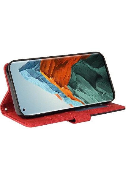 Xiaomi 11 Pro Kickstand Koruyucu Kılıf Kart ile Iki Renkli Dikiş (Yurt Dışından)