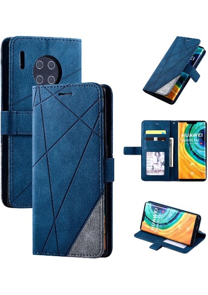 Bdt Shop Huawei Mate 30 Pro Için Kılıf Manyetik Cüzdan Çevir Folio Kart Tutucu Pu (Yurt Dışından)