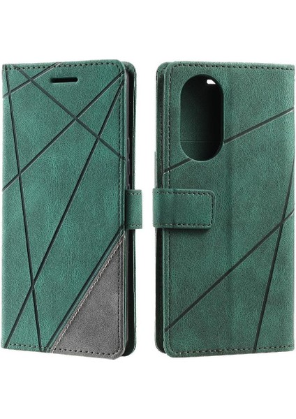 Oppo A17/A17K Manyetik Darbeye Cüzdan Flip Folio Pu Deri Için Kılıf (Yurt Dışından)