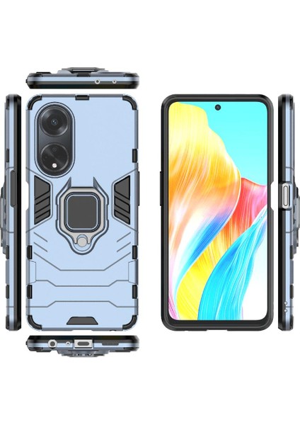 Oppo A98 5g Darbeye Kapak Askeri Damla Koruma Halkası Için Kılıf (Yurt Dışından) modelleri