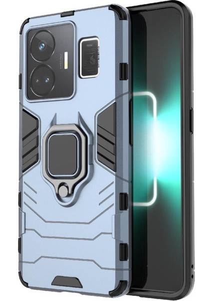 Realme Gt 3 Darbeye Dayanıklı Kapak Için Kılıf 360 &deg; Dönen Halka Kickstand Askeri (Yurt Dışından)